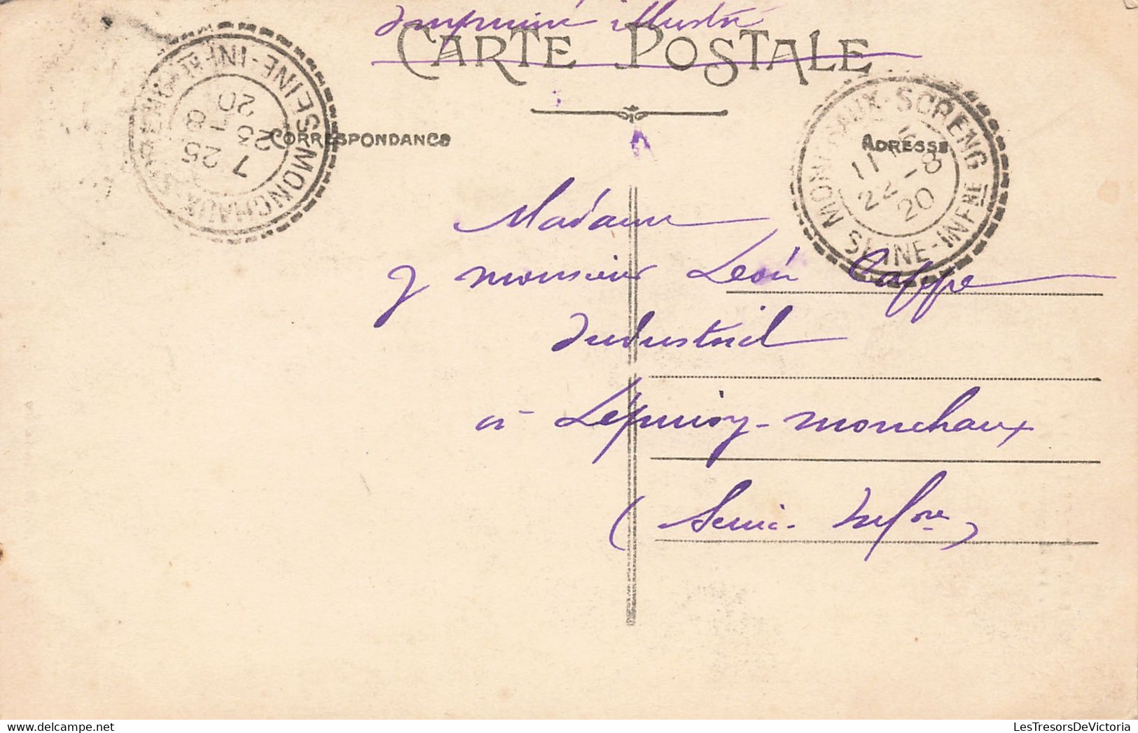 France - Ile De Ré - Saint Martin - Le Bagne - Un Forçat - Collect. AE - Oblitéré 1920 - Carte Postale Ancienne - Ile De Ré