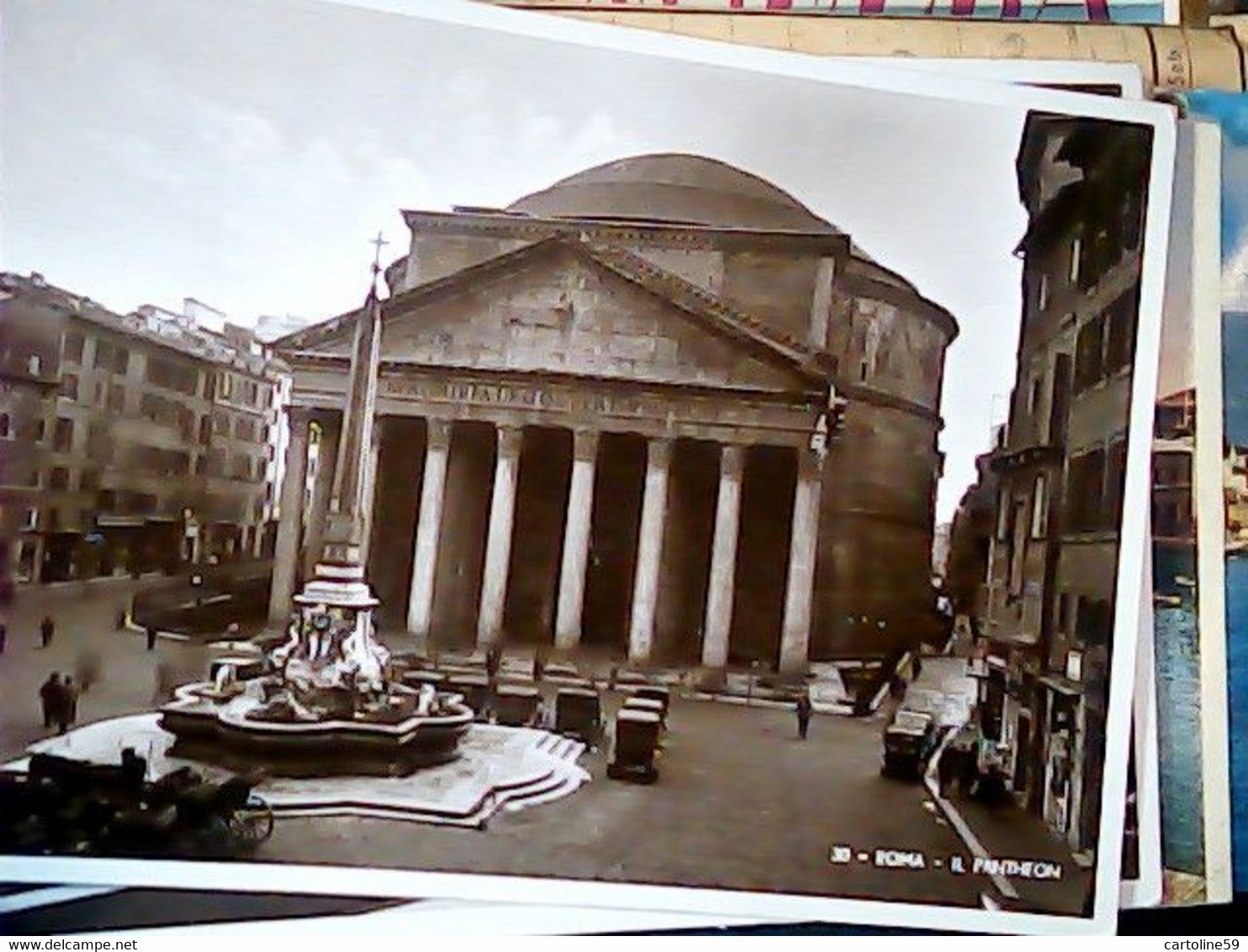 ROMA  VIL PHANTEON   VB1939  TARGHETTA  GRANDE REFERENDUM EIAR JG9071 - Pantheon