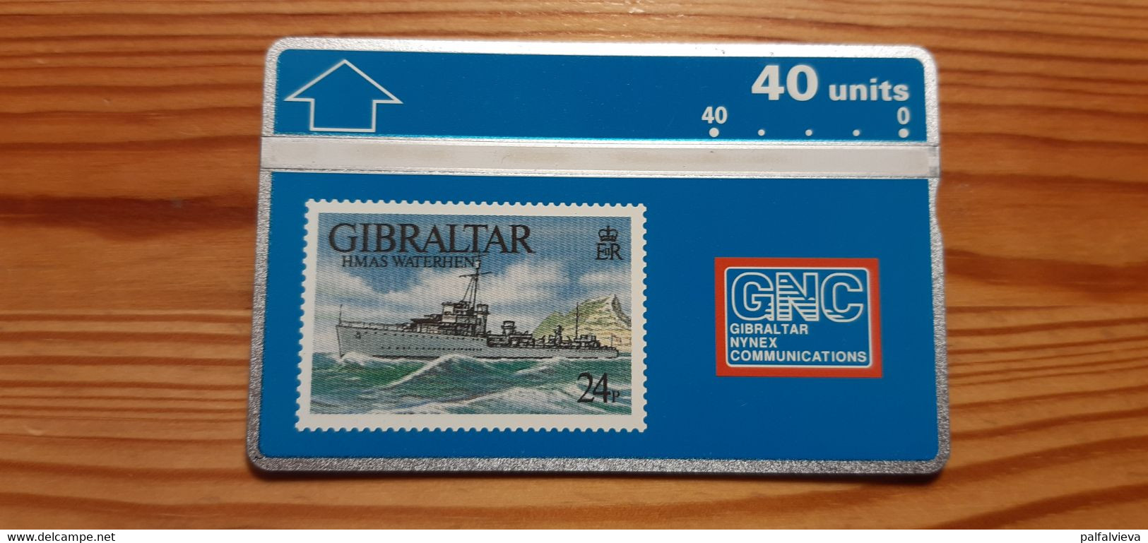 Phonecard Gibraltar 306A - Stamp, Ship - Gibilterra