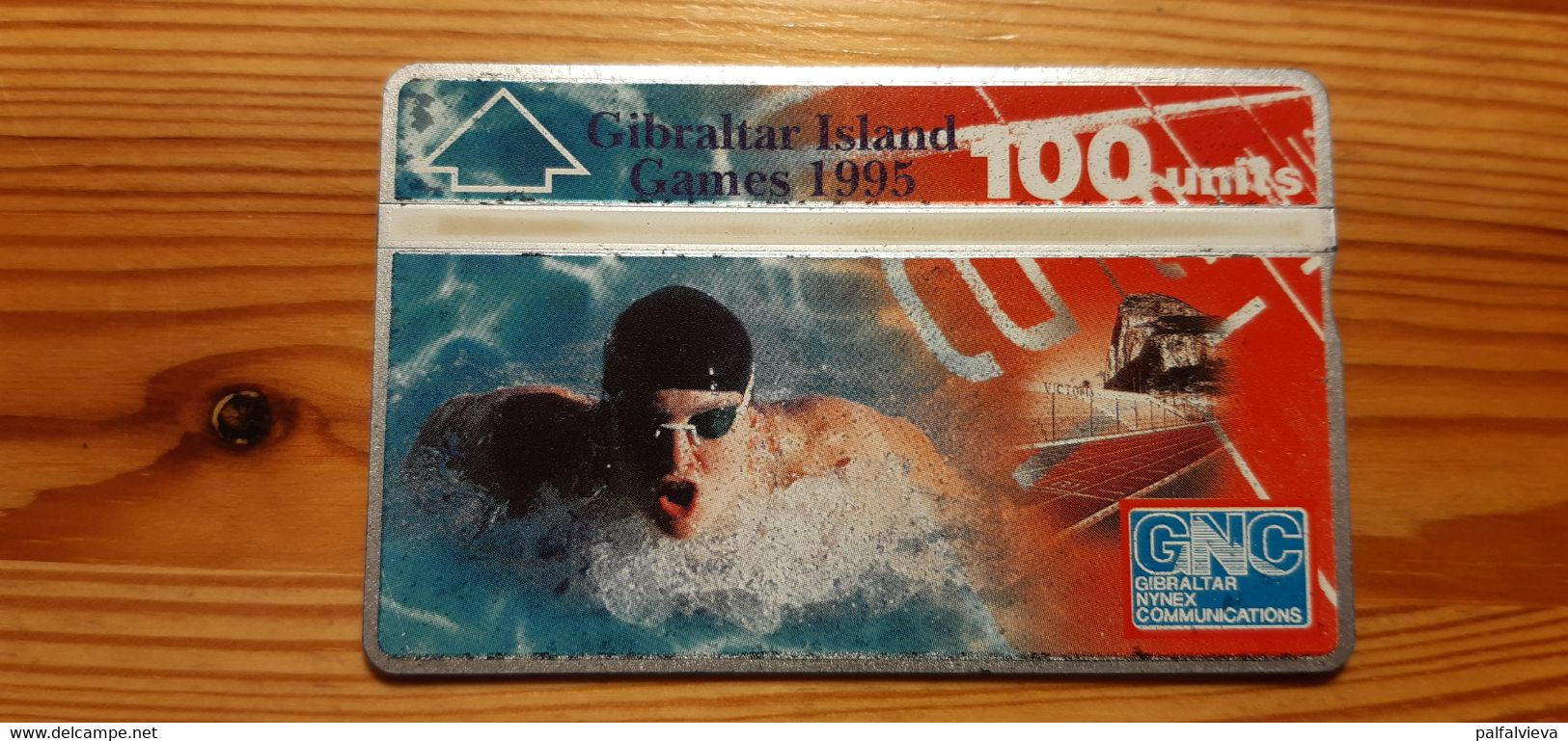 Phonecard Gibraltar 505L - Island Games, Swimming - Gibraltar