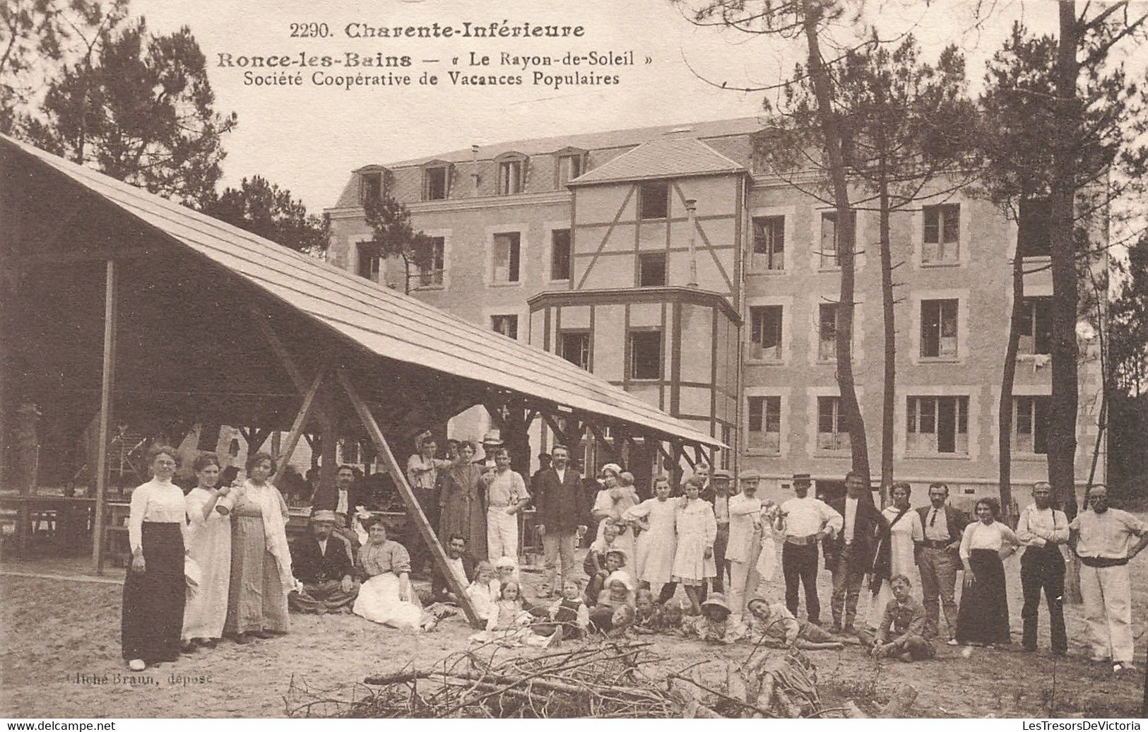 France - Ronce Les Bains - Le Rayaon De Soleil - Société Coopérative De Vacances Populaires - Carte Postale Ancienne - Rochefort