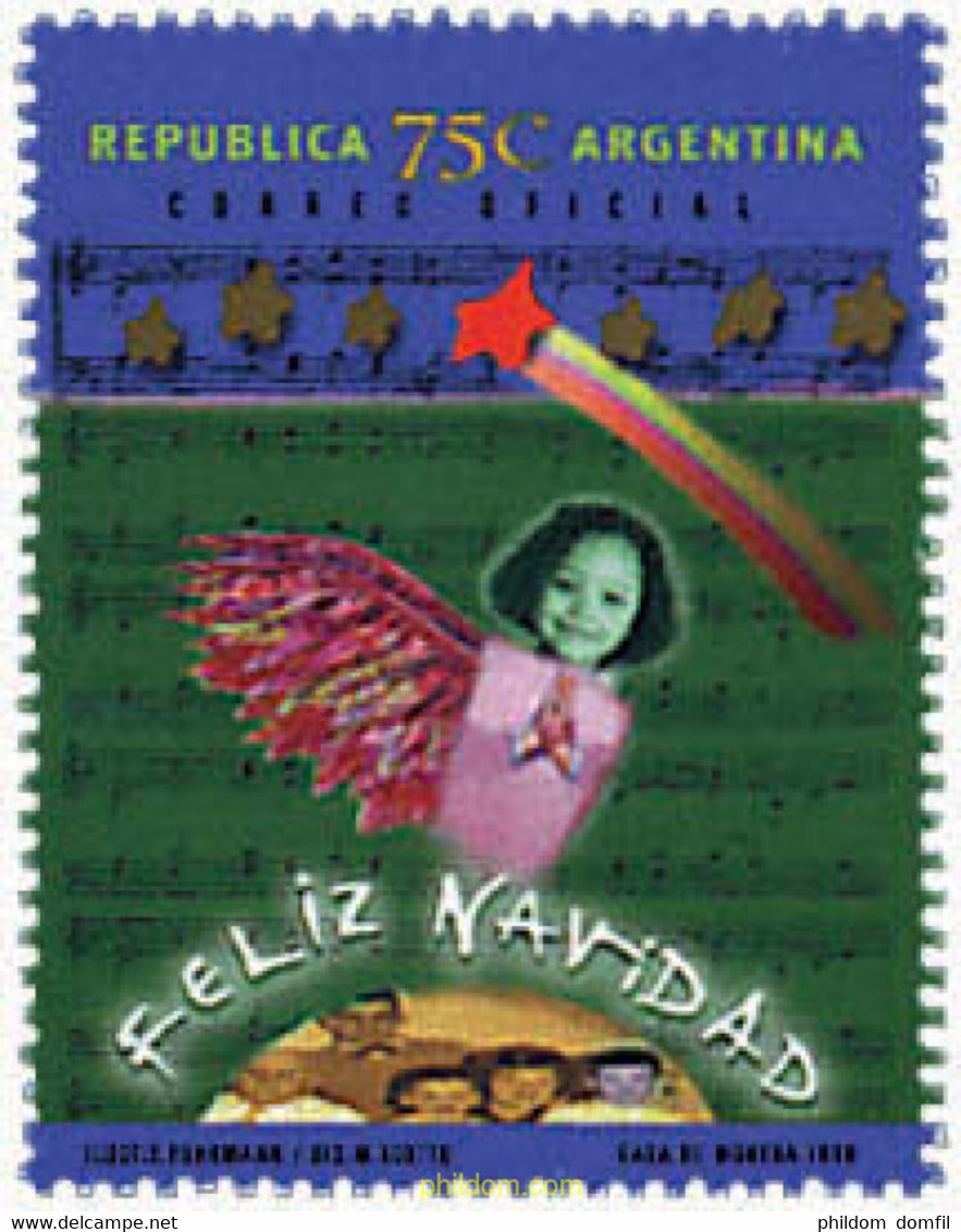 159393 MNH ARGENTINA 1998 NAVIDAD - Gebraucht