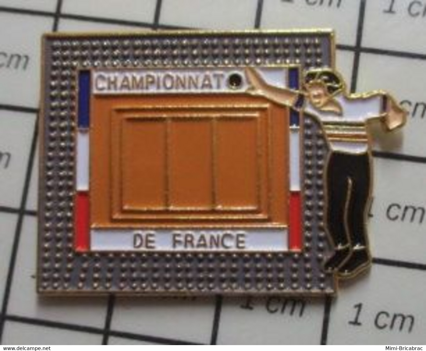 414c Pin's Pins / Beau Et Rare / SPORTS / PETANQUE CHAMPIONNAT DE FRANCE - Bowls - Pétanque