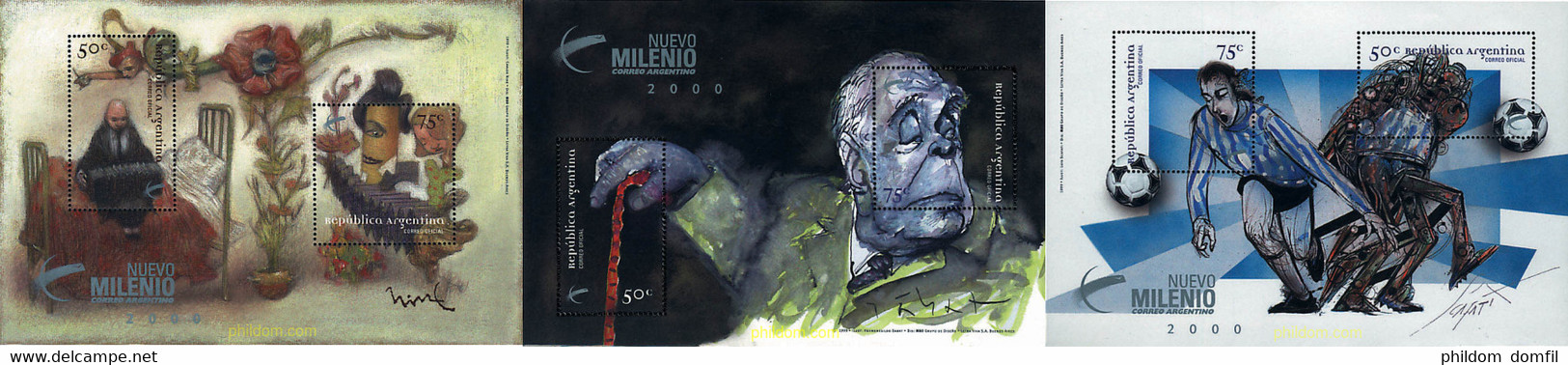 75814 MNH ARGENTINA 1999 NUEVO MILENIO - Oblitérés