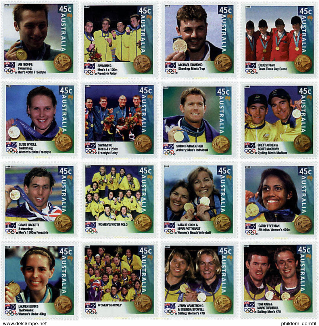 77987 MNH AUSTRALIA 2000 27 JUEGOS OLIMPICOS VERANO SYDNEY 2000 - Hockey (Veld)