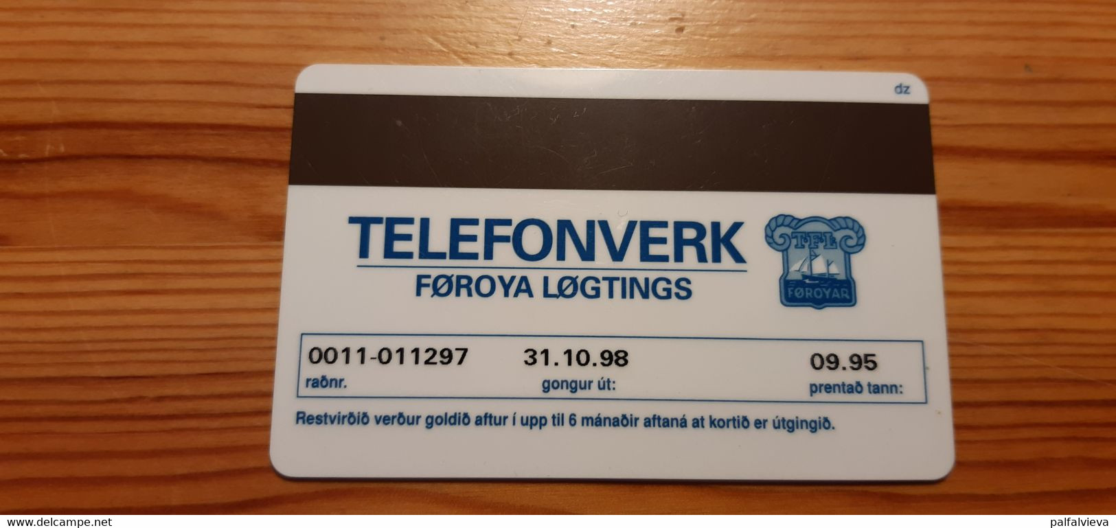 Phonecard Faroe Islands - Ship - Faroe Islands