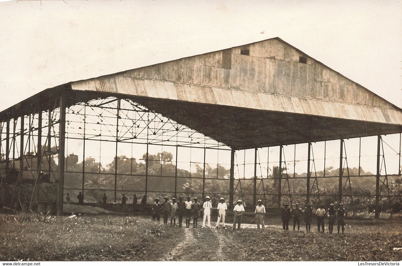 Allemagne - Angers ? - Carte Photo - Zeppelin ? - Animé  - Carte Postale Ancienne - Berchtesgaden