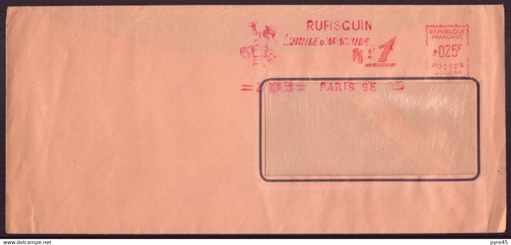 France, Enveloppe à En-tête " Rufisquin " Huile D'arachide Du 21 Décembre 1959 - Other & Unclassified