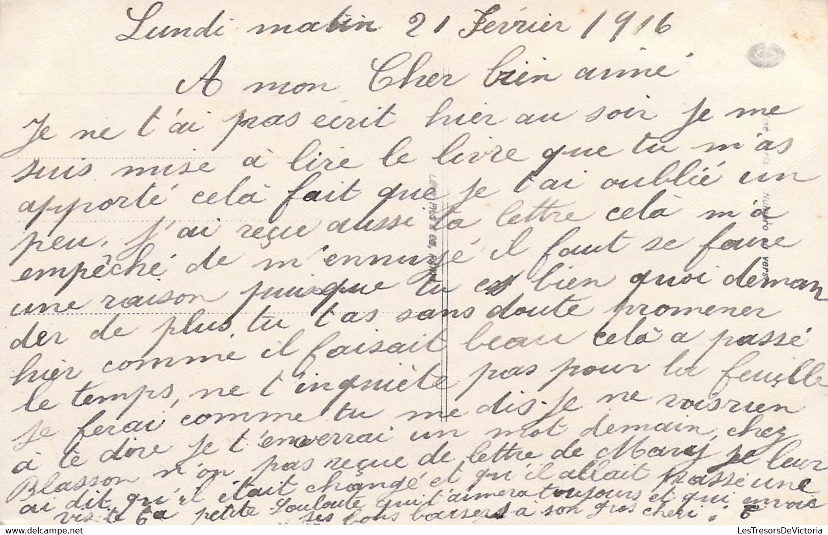 Militaria - Femme écrit Une Lettre à Son Mari Militaire - Fusil - Mon Bien Cher Soldat Aura.. - Carte Postale Ancienne - Patriotic