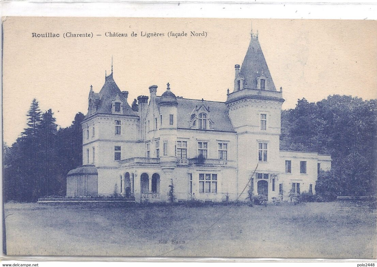 CPA - Rouillac - Château De Lignère ( Façade Nord ) - Rouillac