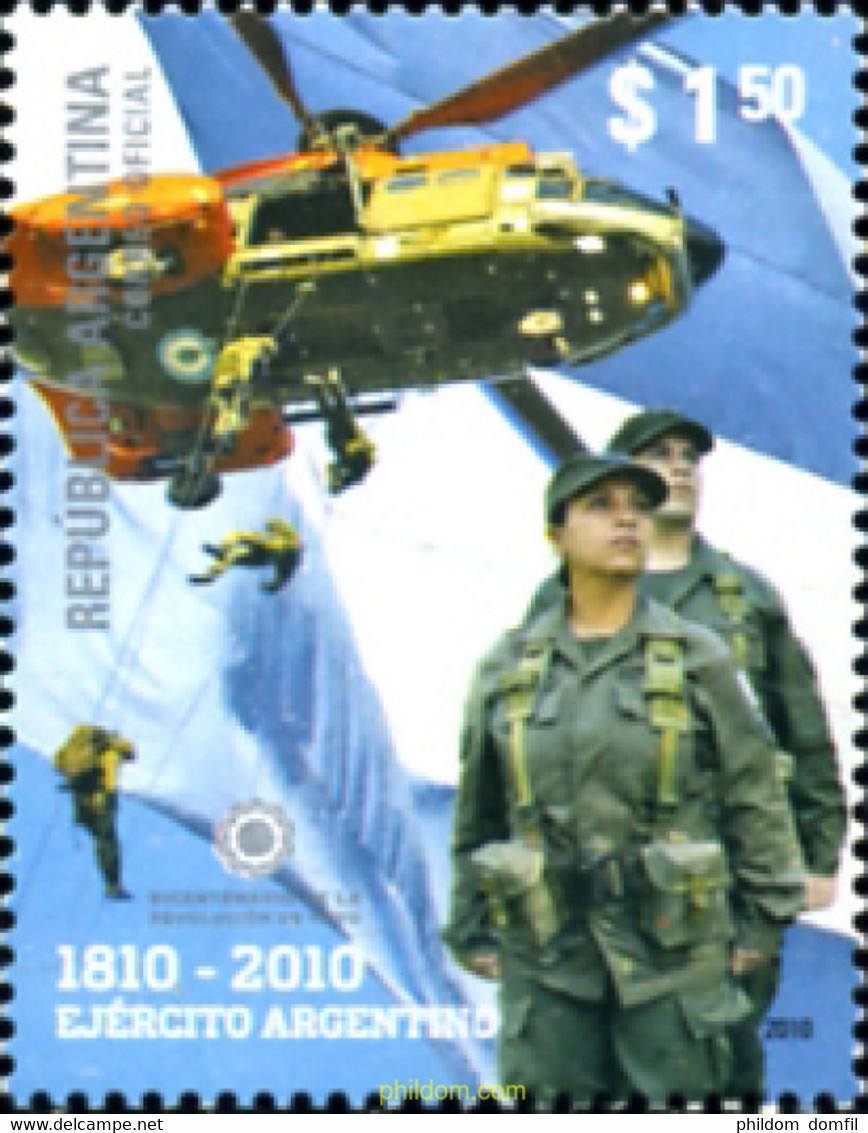 250532 MNH ARGENTINA 2010 BICENTENARIO DE LA ARMADA ARGENTINA - Gebraucht