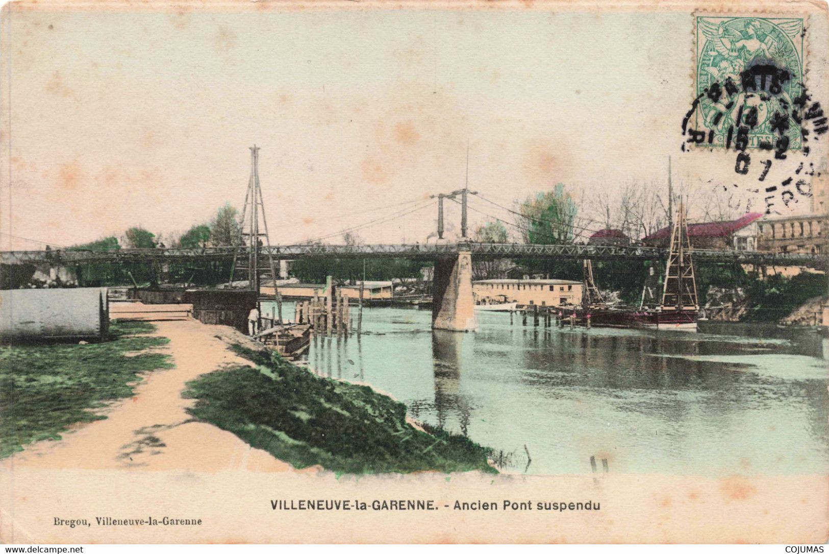 92 - VILLENEUVE LA GARENNE - S11523 - Ancien Pont Suspendu - L1 - Villeneuve La Garenne