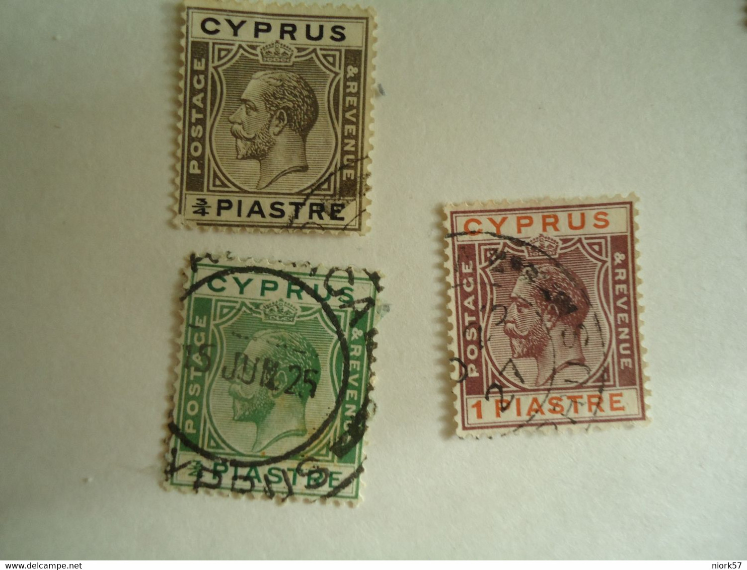 CYPRUS    USED STAMPS  3   KINGS WITH POSTMARK - Other & Unclassified