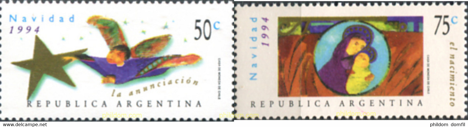 283712 MNH ARGENTINA 1994 NAVIDAD - Used Stamps