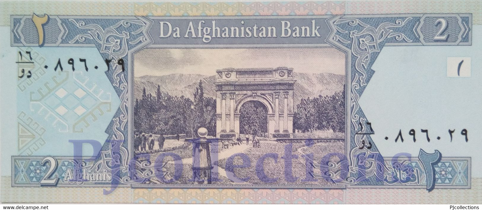 AFGHANISTAN 2 AFGANIS 2002 PICK 65a UNC - Afghanistan