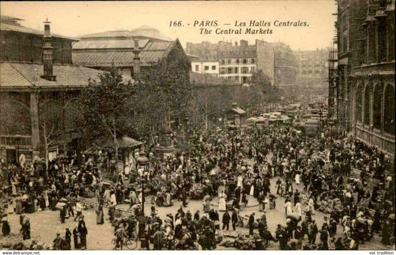 COMMERCES -  Carte Postale Des Halles Centrales De Paris - L 141207 - Markthallen