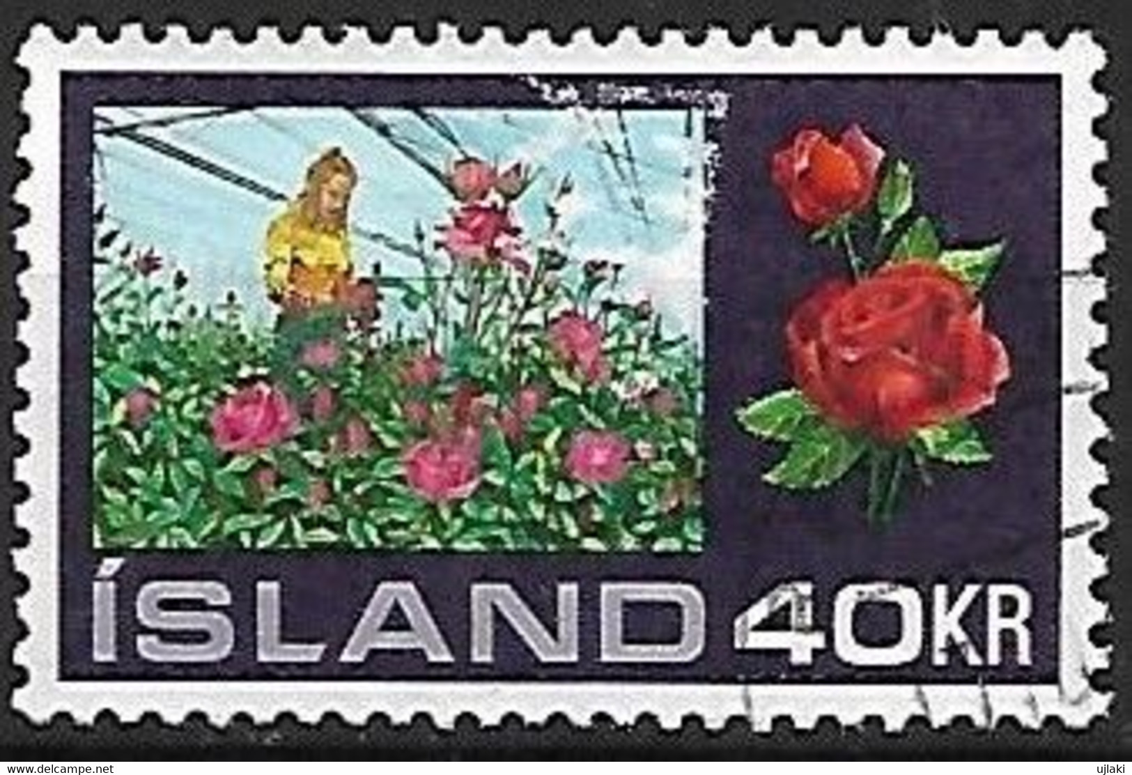 ISLANDE:  Culture En Serres N°420  Année:1972 - Gebraucht