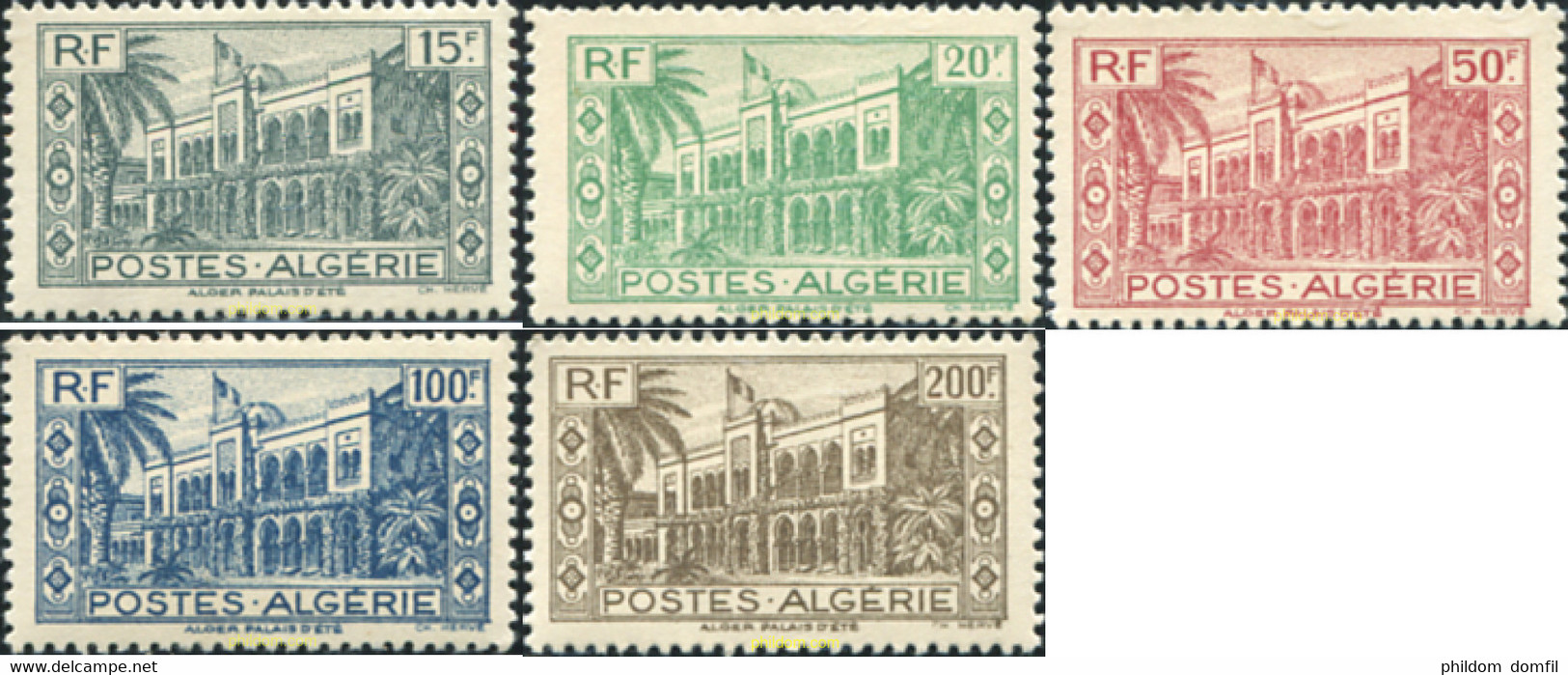 370935 MNH ARGELIA 1944 PALACIOS - Verzamelingen & Reeksen
