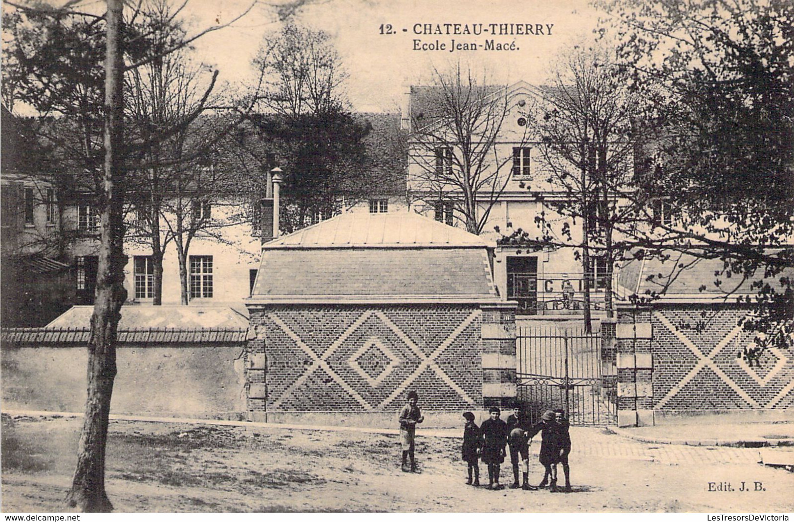 FRANCE - 02 - CHATEAU THIERRY - Ecole Jean Macé - édit JB - Carte Postale Ancienne - Chateau Thierry