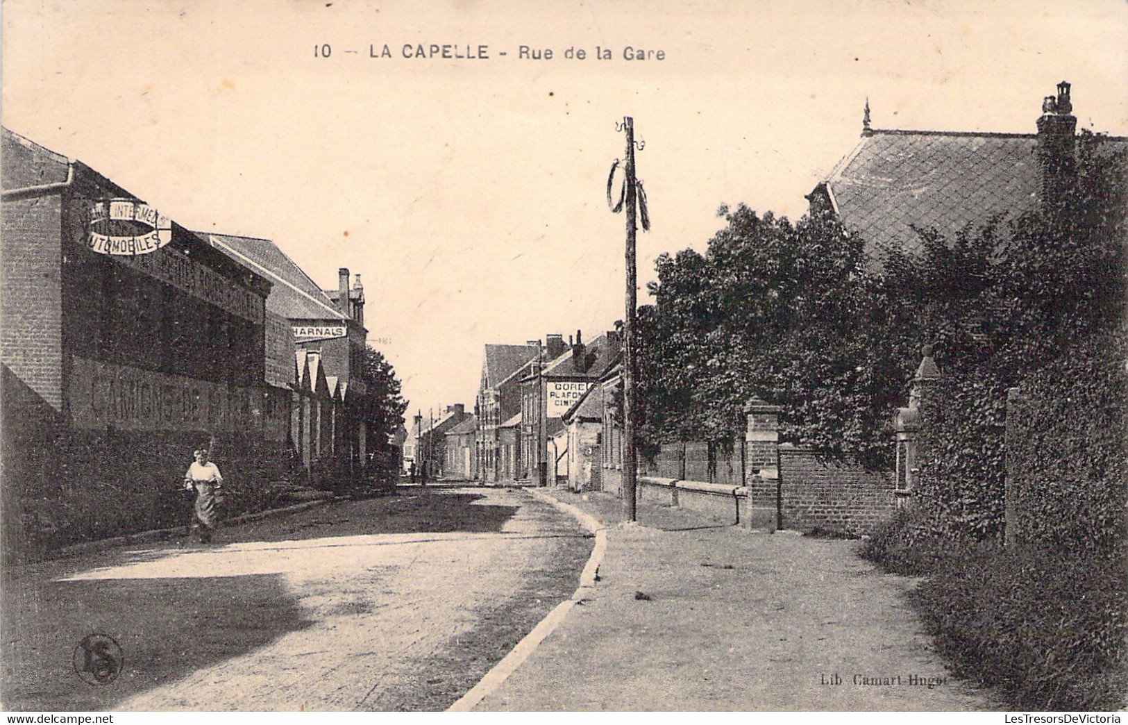 FRANCE - 02 - LA CAPELLE - Rue De La Gare - Carte Postale Ancienne - Autres & Non Classés