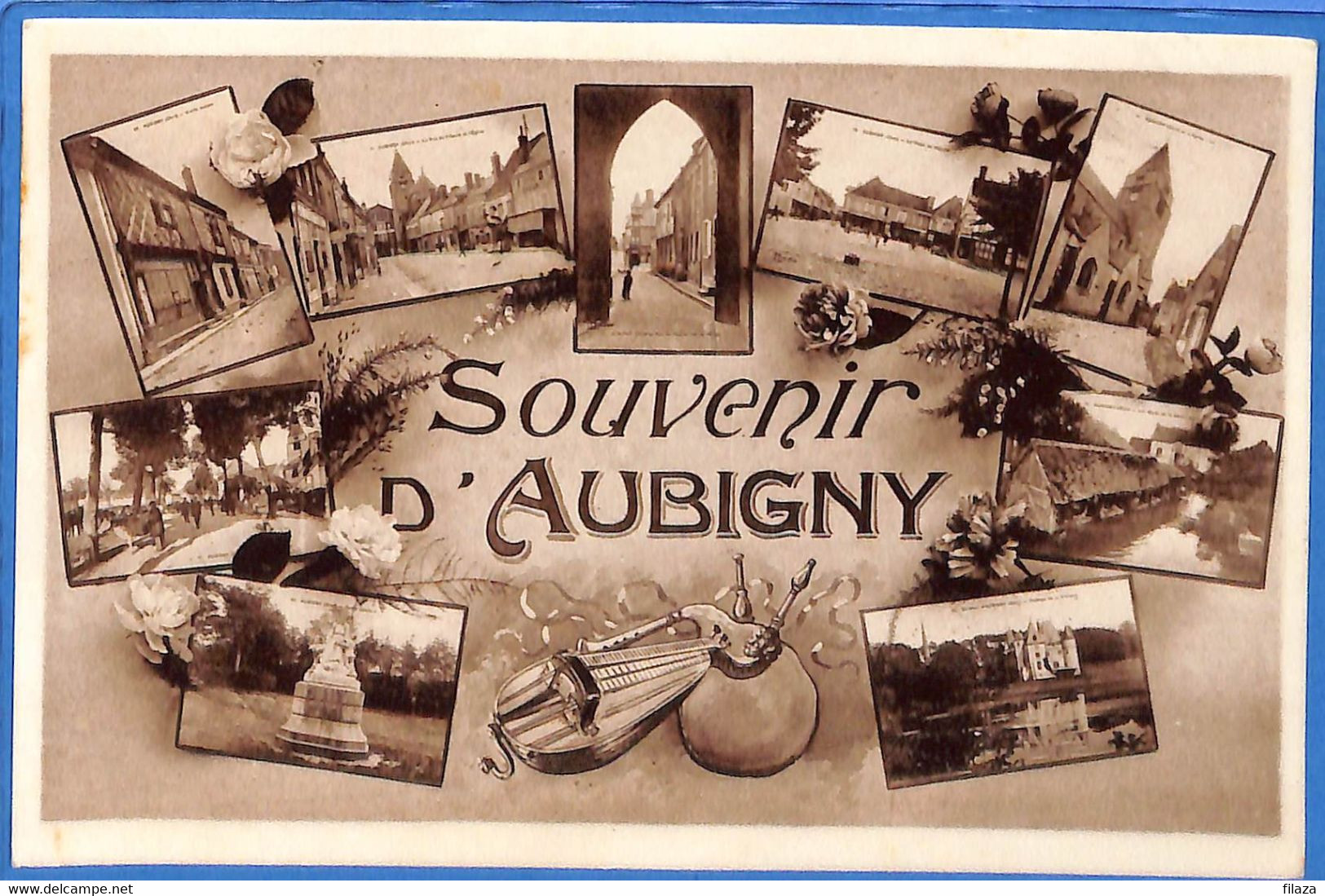 18 - Cher - Aubigny - Souvenir D'Aubigny - Multivues (N12134) - Aubigny Sur Nere