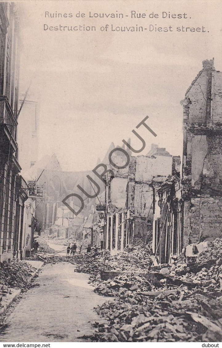 Postkaart/Carte Postale - Leuven - Ruines De Louvain, Rue De Diest  (C3588) - Leuven