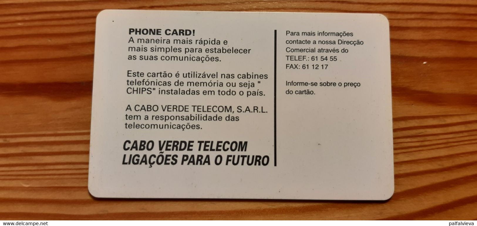 Phonecard Cape Verde - Cape Verde