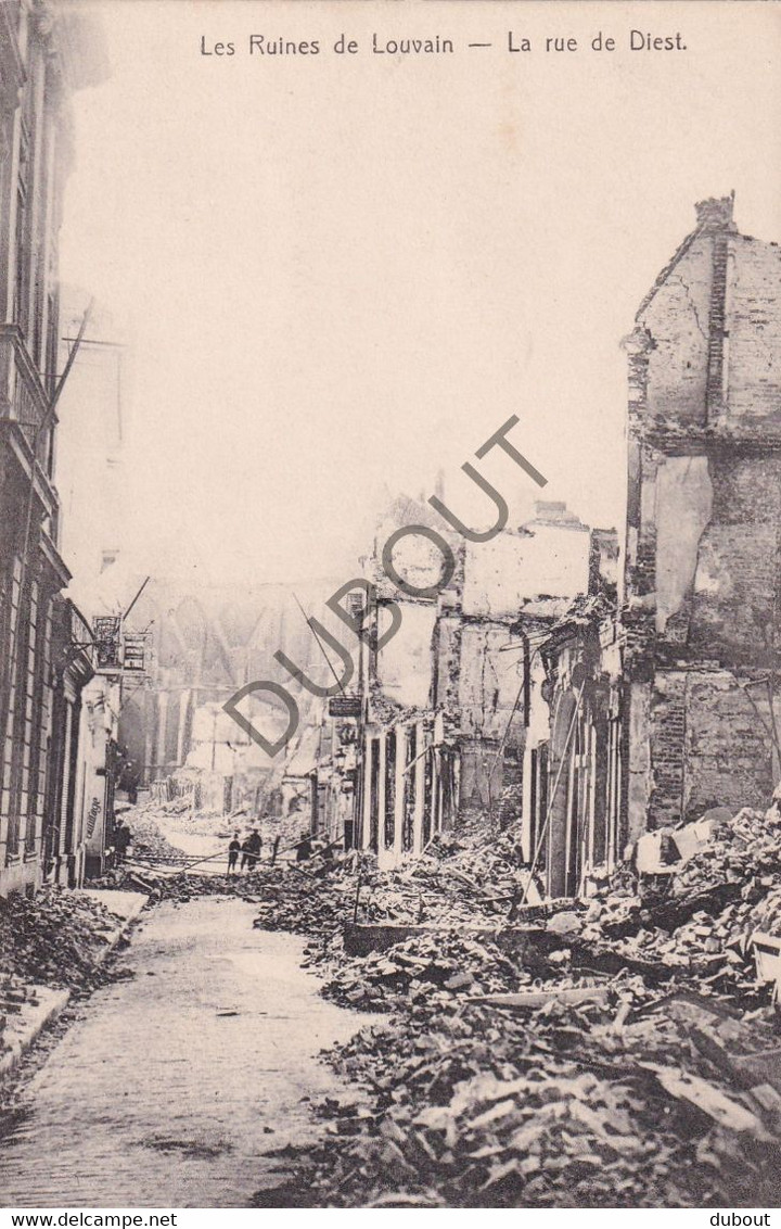 Postkaart/Carte Postale - Leuven - Ruines De Louvain, Rue De Diest  (C3617) - Leuven