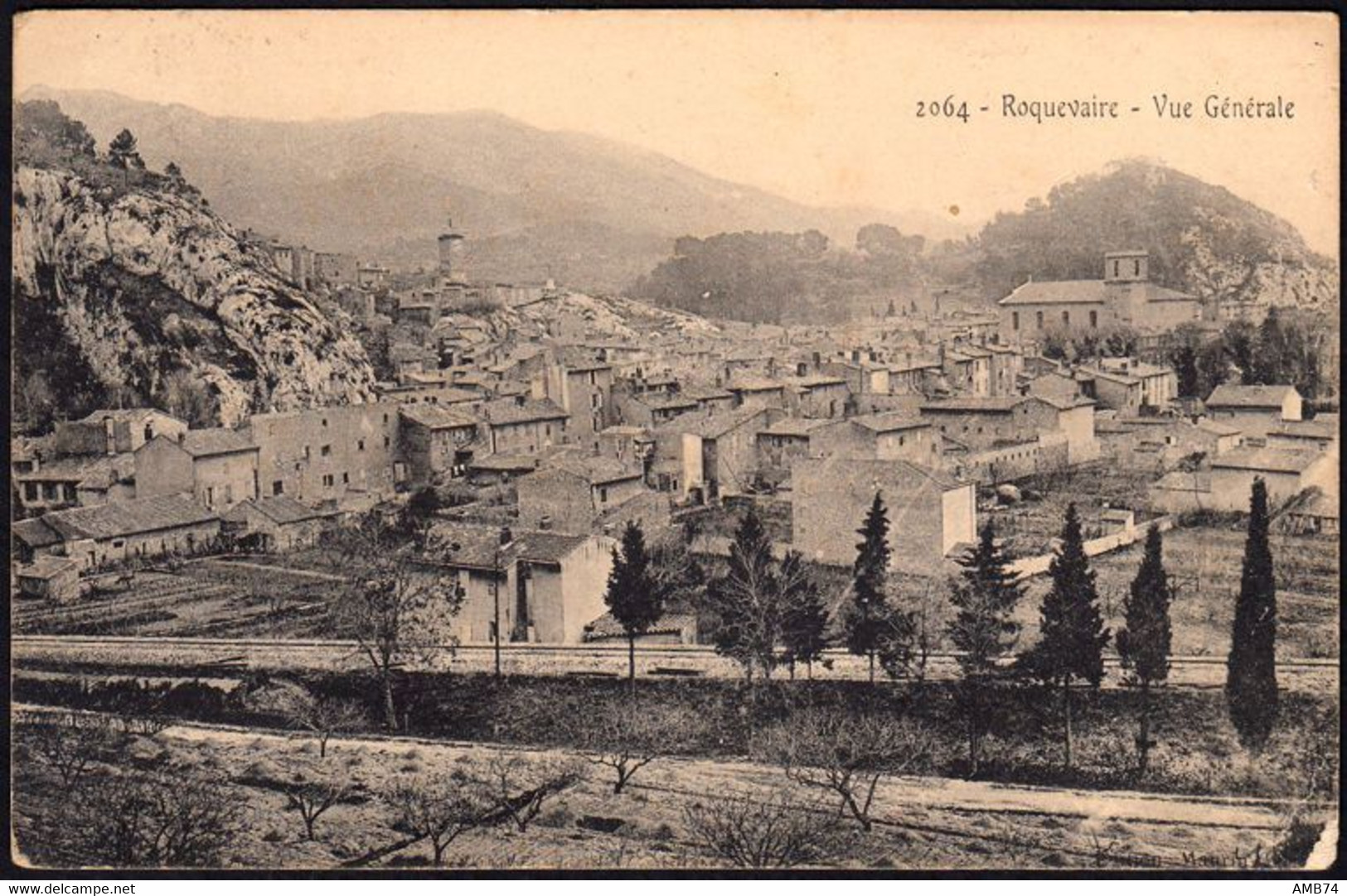 13-0028 - Carte Postale Bouches-du-Rhône (13) - ROQUEVAIRE - Vue Générale - Roquevaire