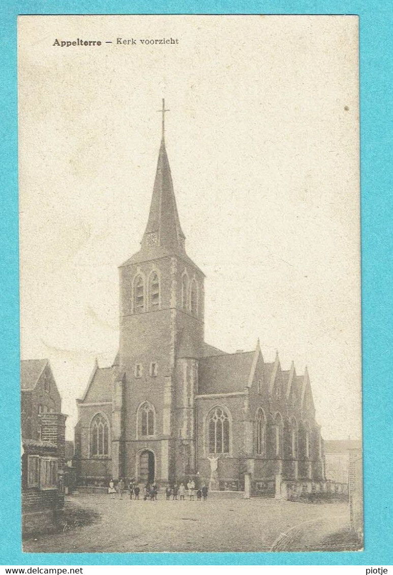 * Appelterre (Ninove - Oost Vlaanderen) * (Desaix, Uitg Wwe B. De Ceuleneer Pauwels) Kerk Voorzicht, église, Zeldzaam - Ninove