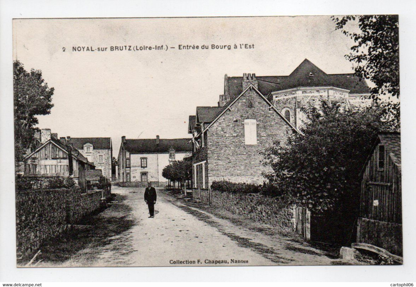 - CPA NOYAL-SUR-BRUTZ (44) - Entrée Du Bourg à L'Est - Edition Chapeau N° 2 - - Sonstige & Ohne Zuordnung