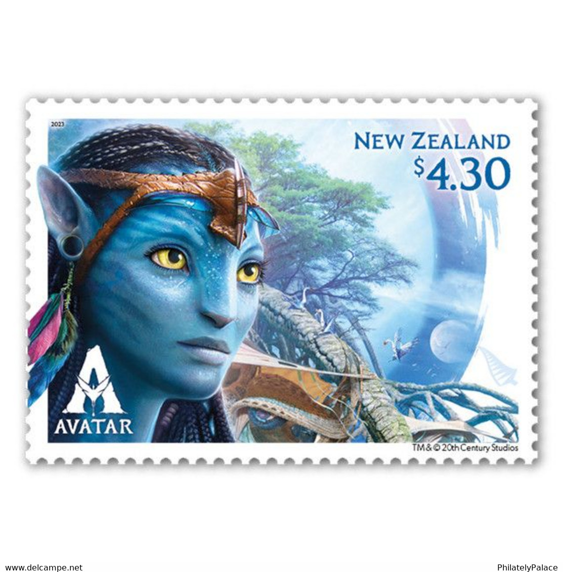 AVATAR 2023 NEW ZEALAND NEW *** The Way Of Water - Neytiri , Pandora Wife ,Skimwing,Film, Movie,Cinema MNH (**) - Unused Stamps