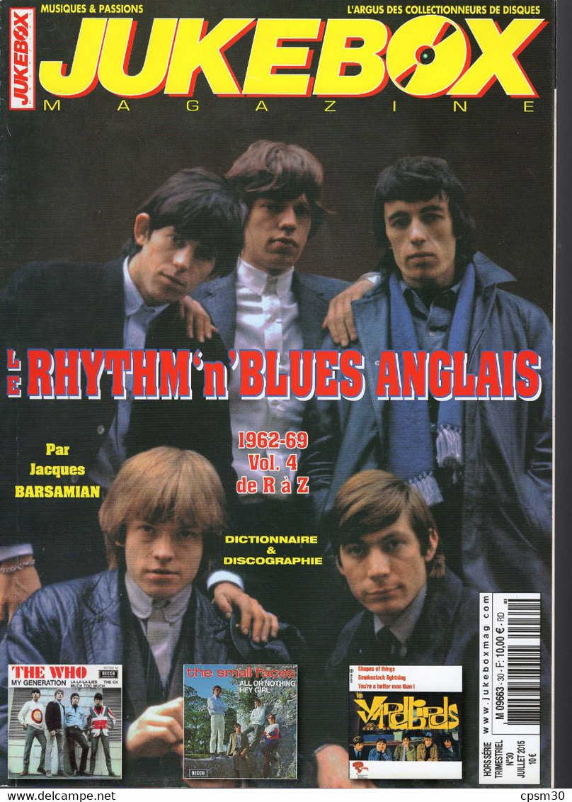 Revue JUKEBOX N°HS030 Le RHYTHM 'n' BLUES ANGLAIS 1962-69 Vol 4 De R à Z - Plakate & Poster