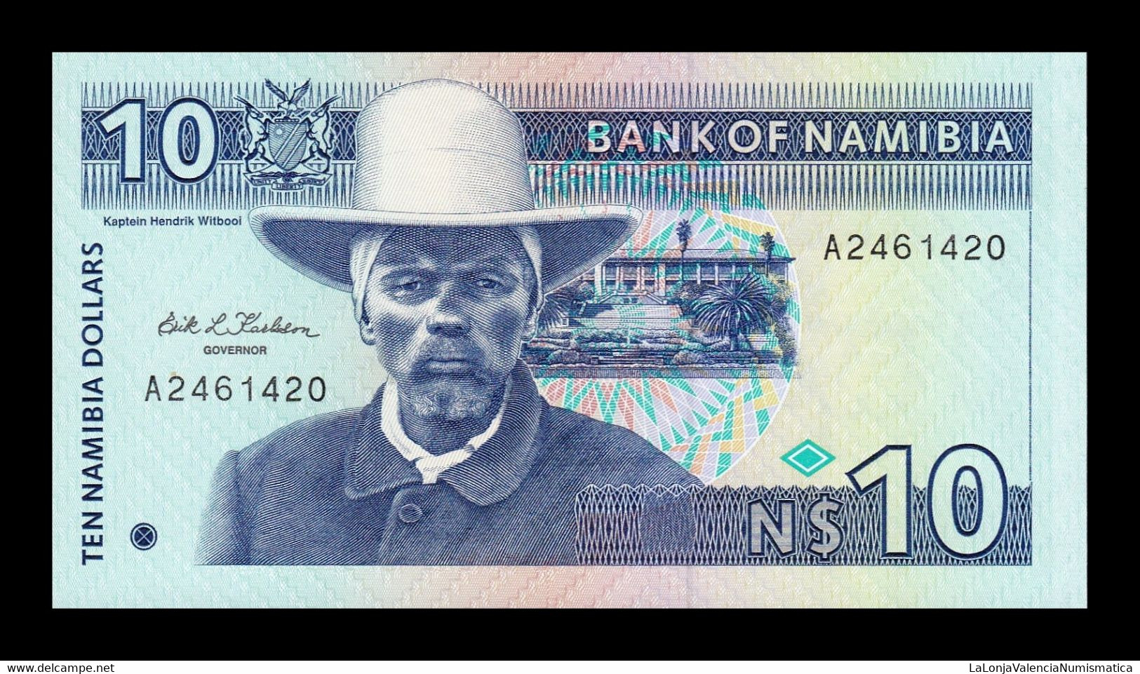 Namibia 10 Dollars ND (1993) Pick 1 Sc Unc - Namibia