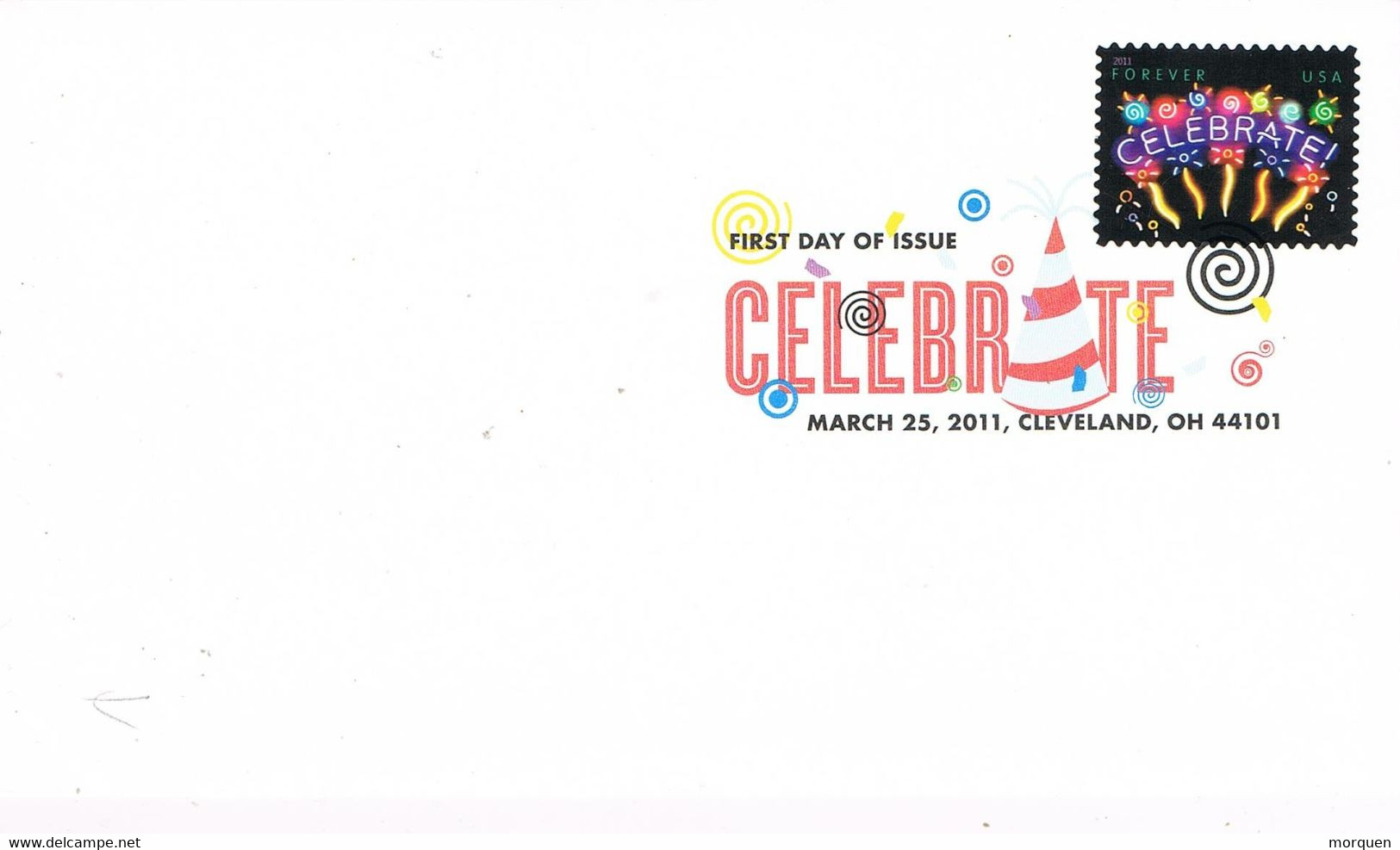 49022. Carta CLEVELAND (Ohio) 2011. Celebrate Forever USA - Brieven En Documenten