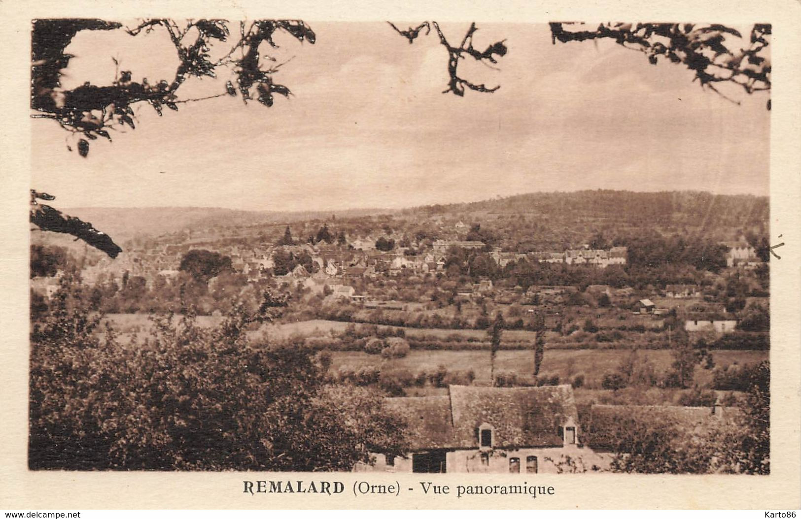 Remalard * Vue Panoramique Sur Le Village - Remalard