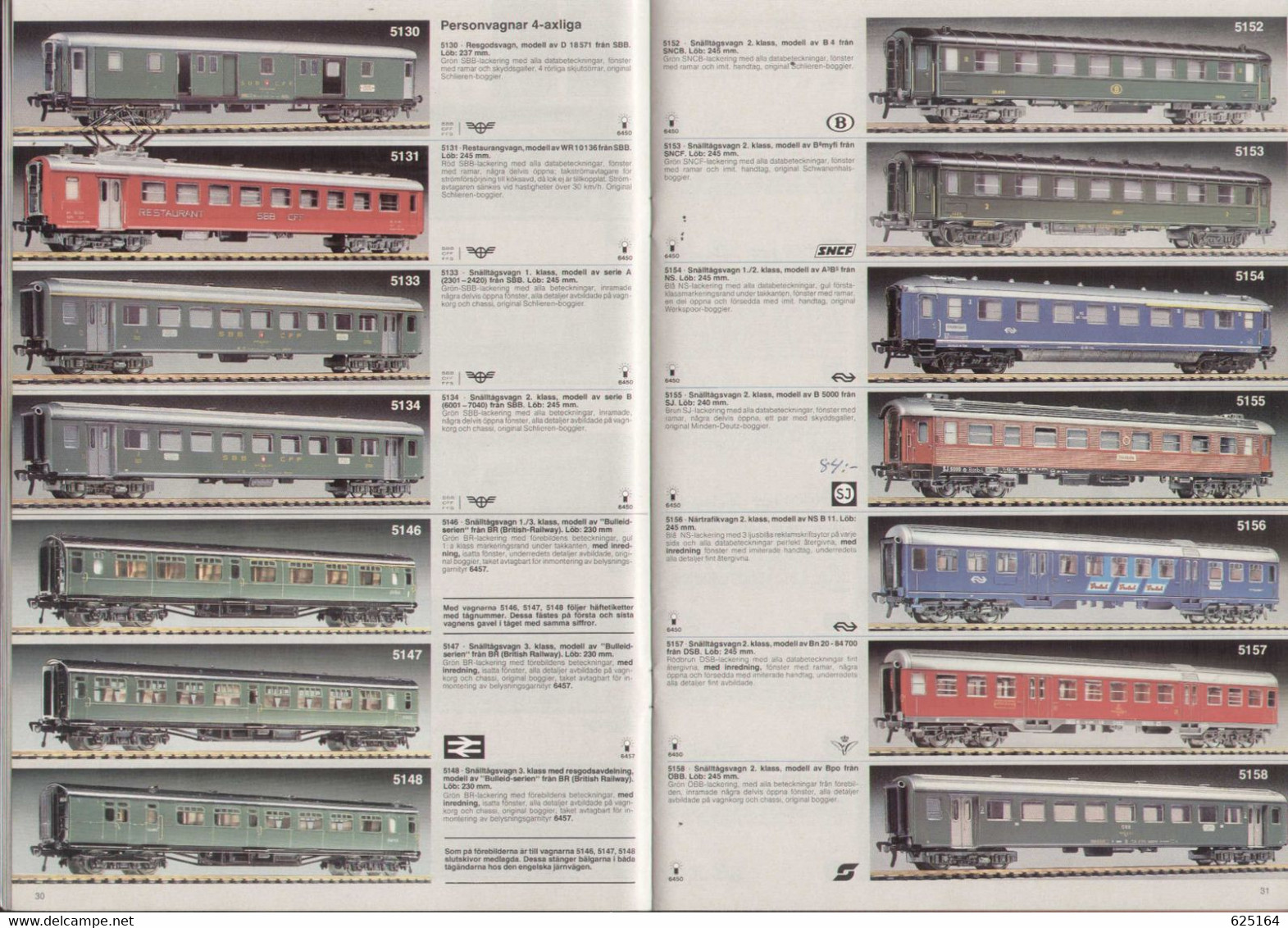 Catalogue FLEISCHMANN 1978/79 HO Swedish Edition  HO  N  Rally Montecarlo   - En Suédois - Unclassified