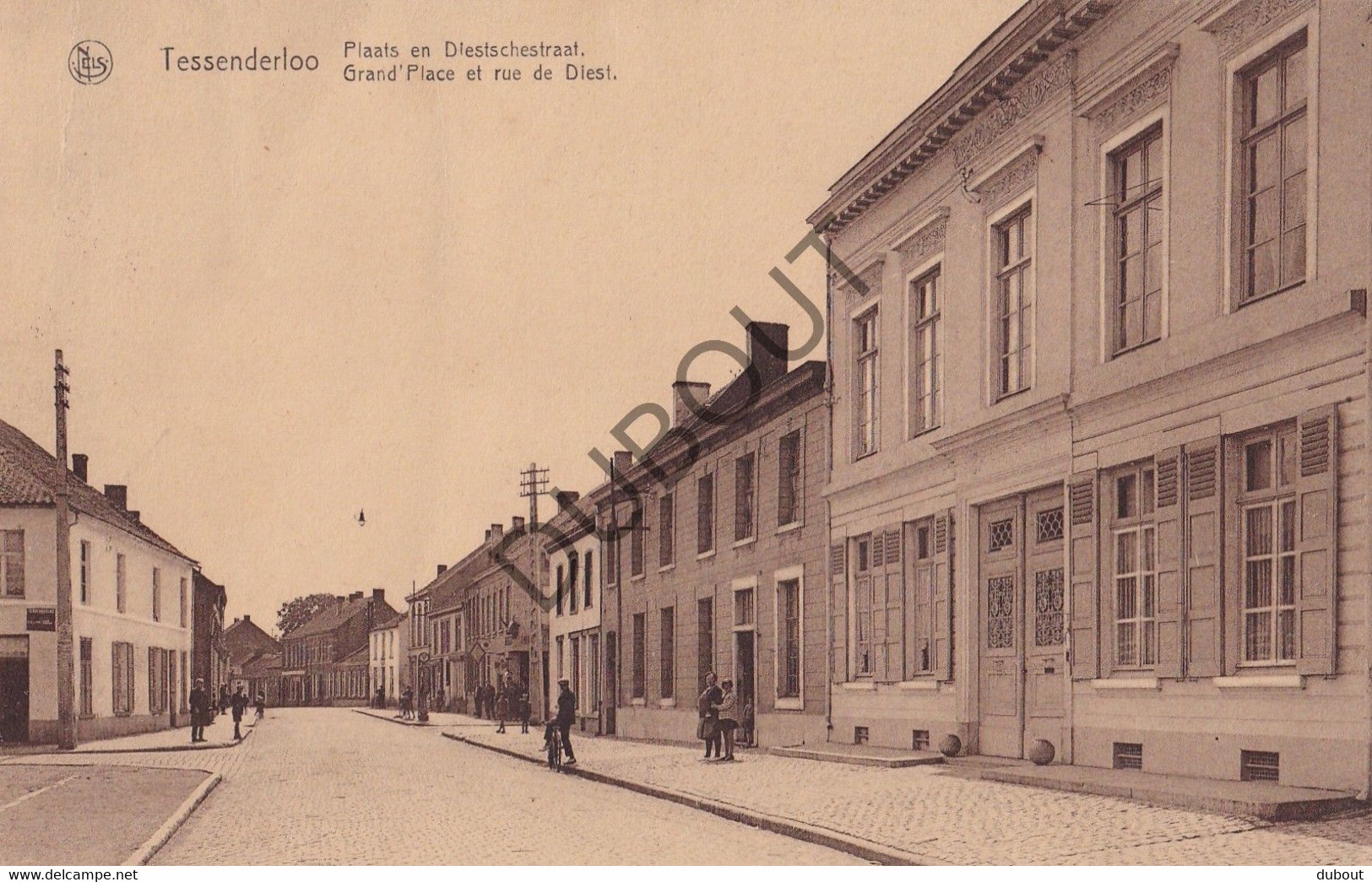 Postkaart/Carte Postale - Tessenderlo - Plaats En Diestschestraat  (C3512) - Tessenderlo