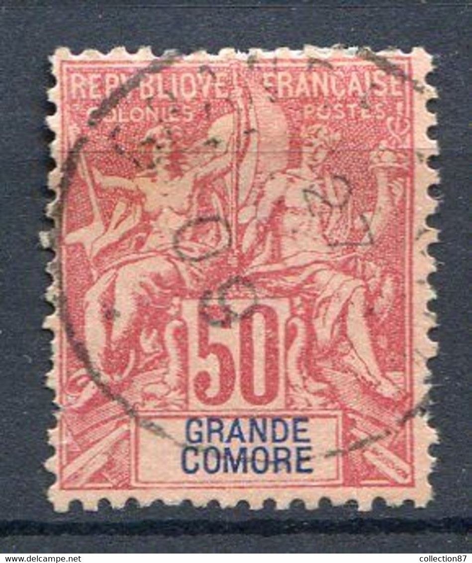 Réf 53 CL2 < -- GRANDE COMORE < Yvert N° 11 Ø < Oblitéré Ø Used < Cat 45.00 € - Oblitérés