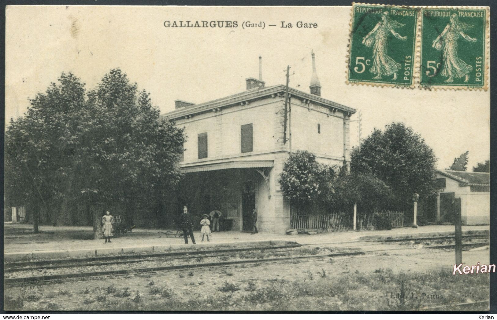 Gallargues - La Gare - Voir 2 Scans Larges & Descriptif - Gallargues-le-Montueux