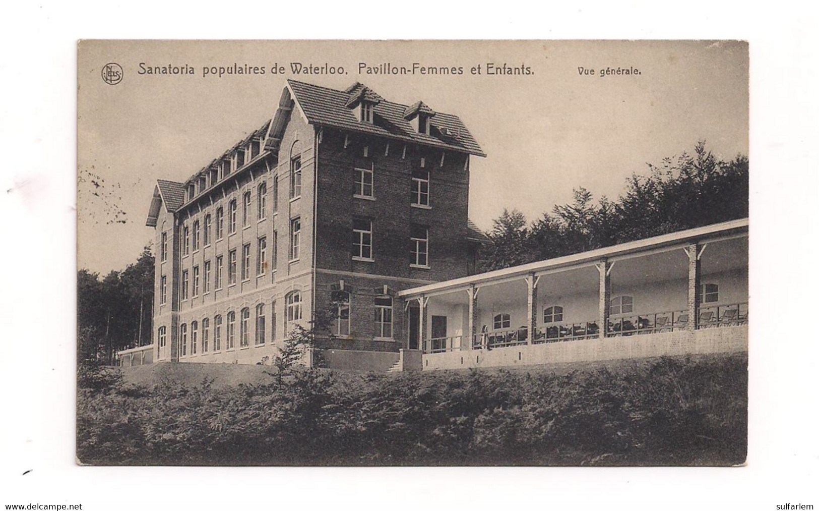 Belgique Carte Postale WATERLOO. Sanatoria Populaires De Waterloo. Pavillon Femmes Et Enfants. Vue Générale. - Waterloo