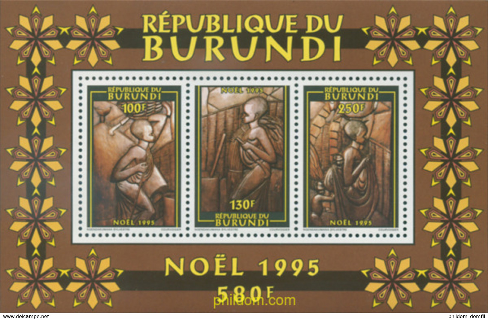 297962 MNH BURUNDI 1995 NAVIDAD - Ongebruikt