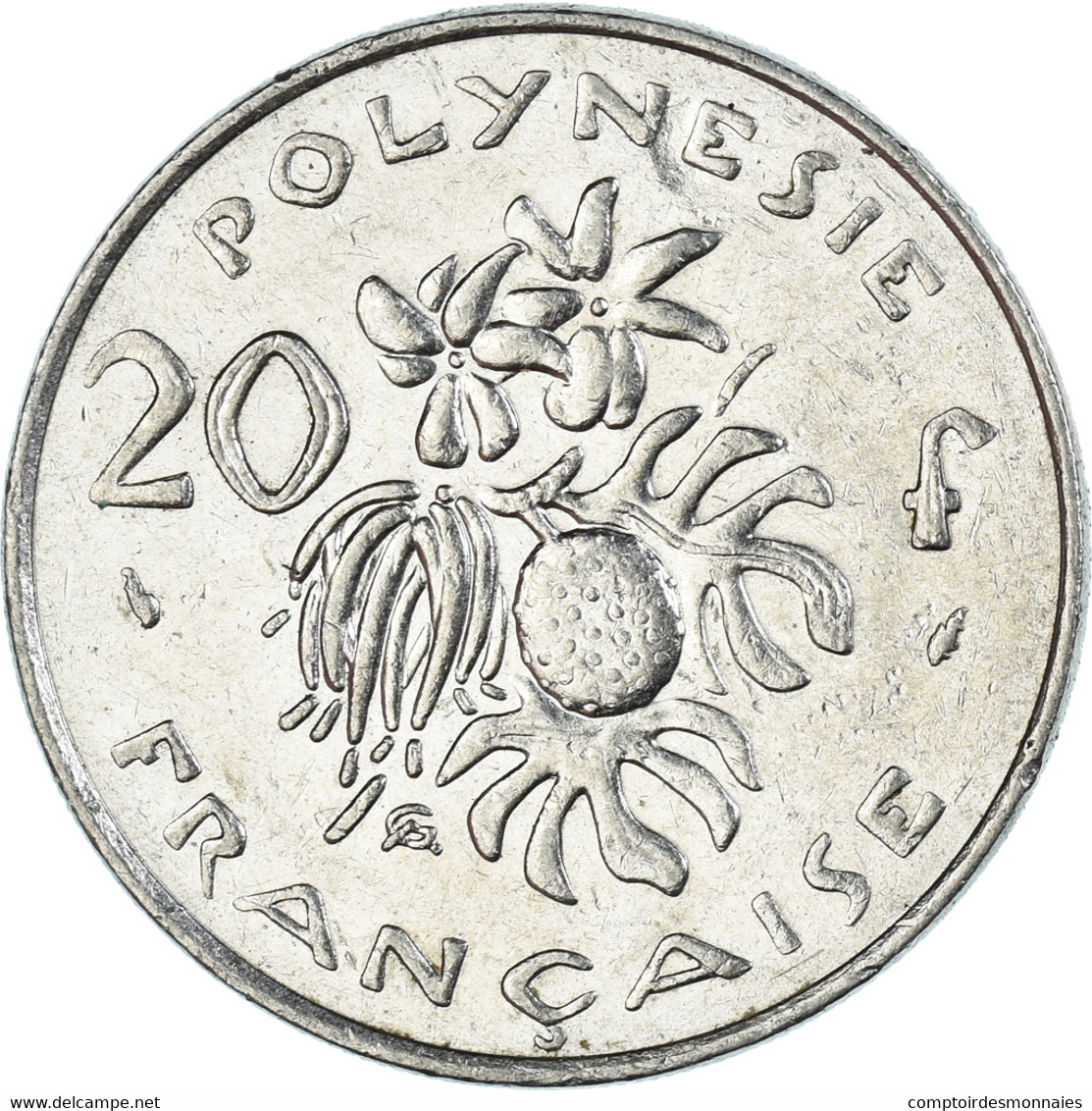 Monnaie, Polynésie Française, 20 Francs, 1988 - Frans-Polynesië