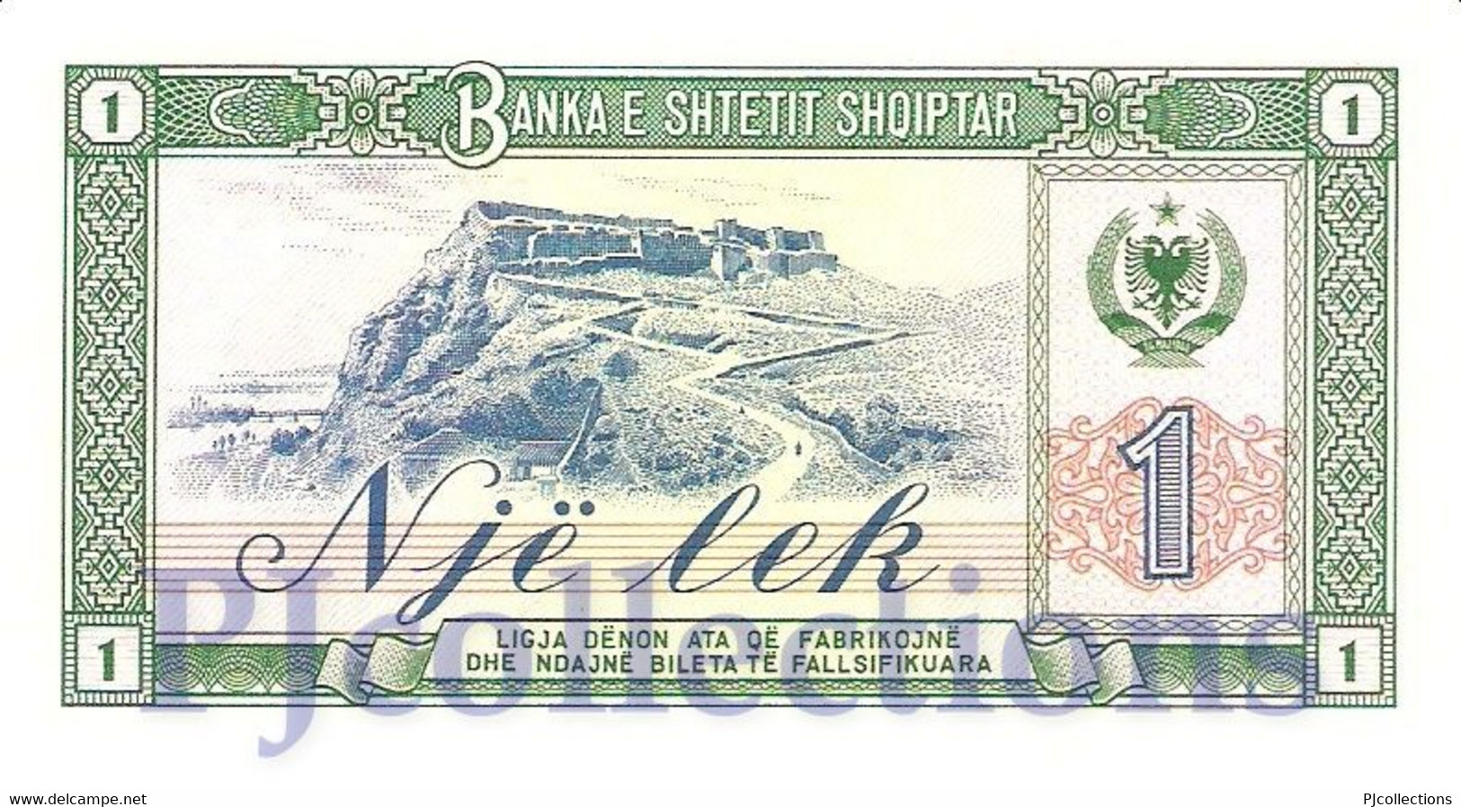 ALBANIA 1 LEK 1976 PICK 40a UNC - Albanie