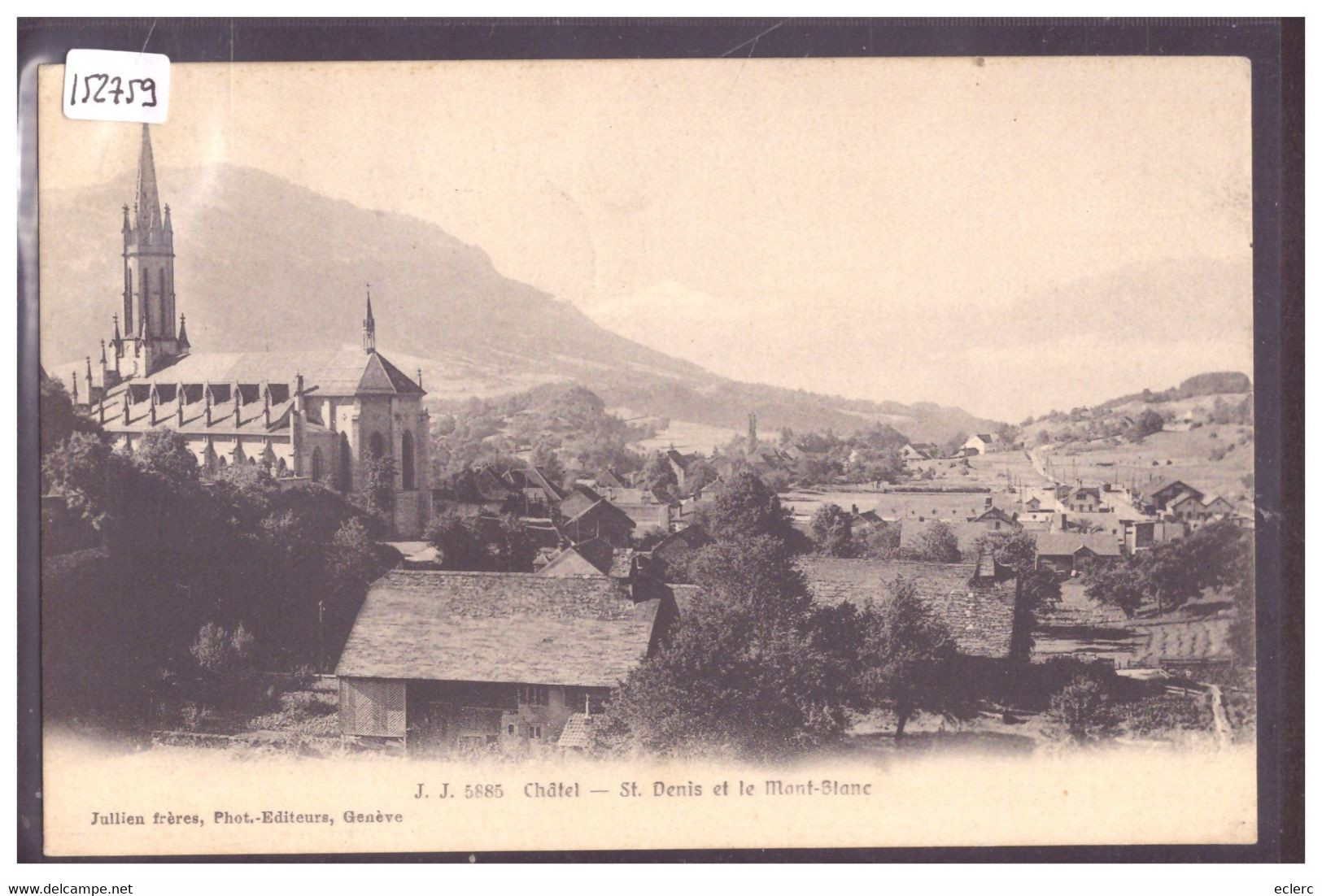 CHATEL SAINT DENIS - TB - Châtel-Saint-Denis