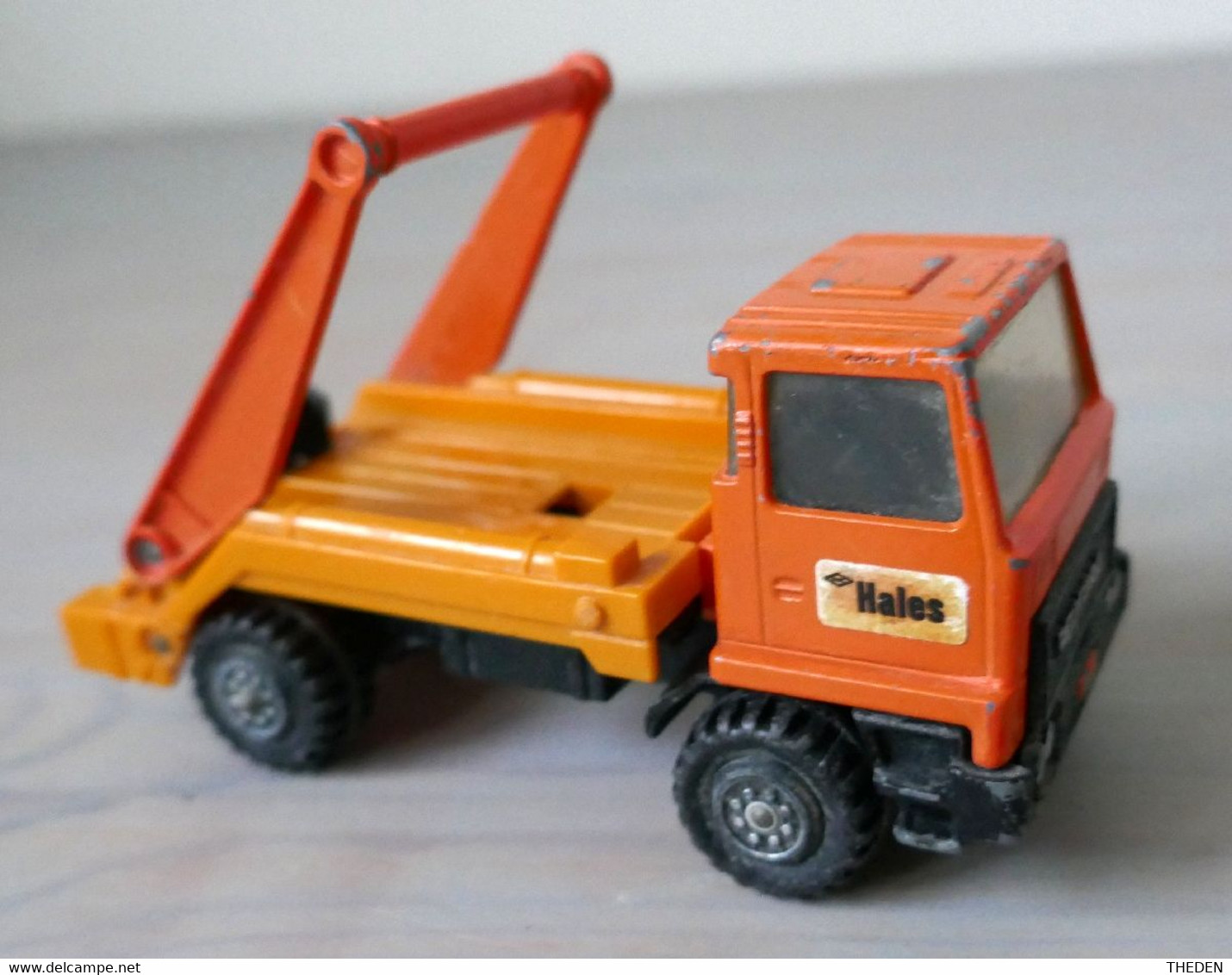 Camion Miniature Matchbox Skip Truck Super Kings Bedforf T.M. Orange 1977 Lesney - Schaal 1:72