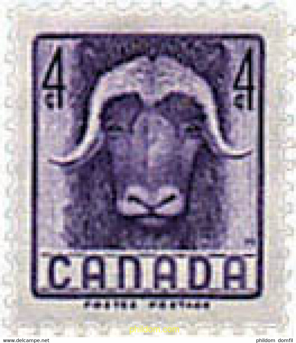 652947 MNH CANADA 1955 SEMANA DE LA PRESERVACION DE LA FAUNA SALVAJE - 1952-1960