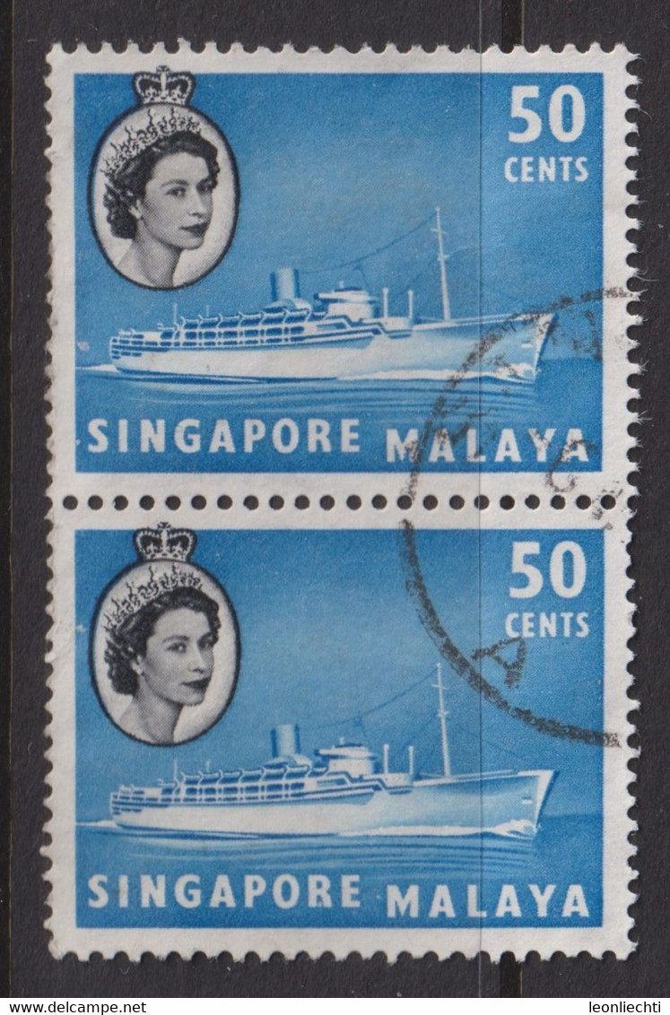 1955 Singapur - Malaya, Mi: SG 39 / Yt:SG 39, Chusan III (Liner) - Singapour (...-1959)