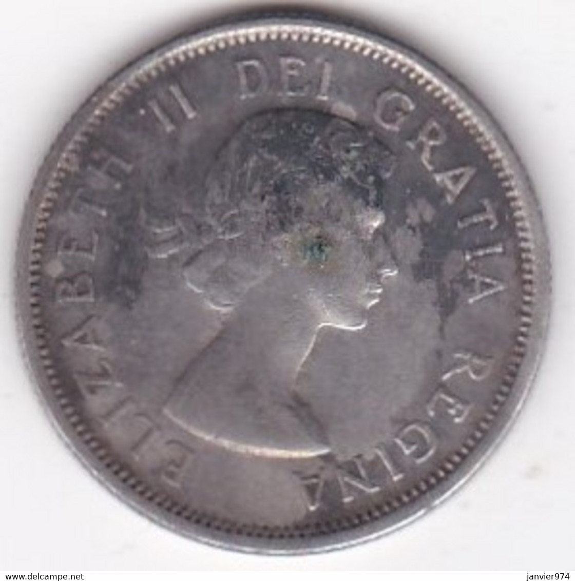 Canada 25 Cents 1953 En Argent, Elizabeth II - Canada