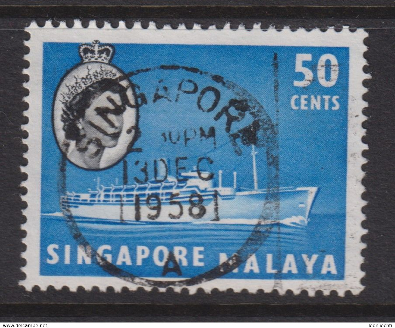 1955 Singapur - Malaya, Mi: SG 39 / Yt:SG 39, Chusan III (Liner) - Singapore (...-1959)